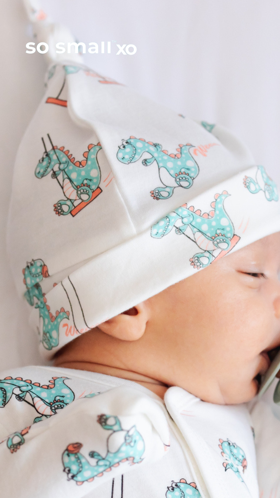 so small xo Knotted Beanie- Weeee