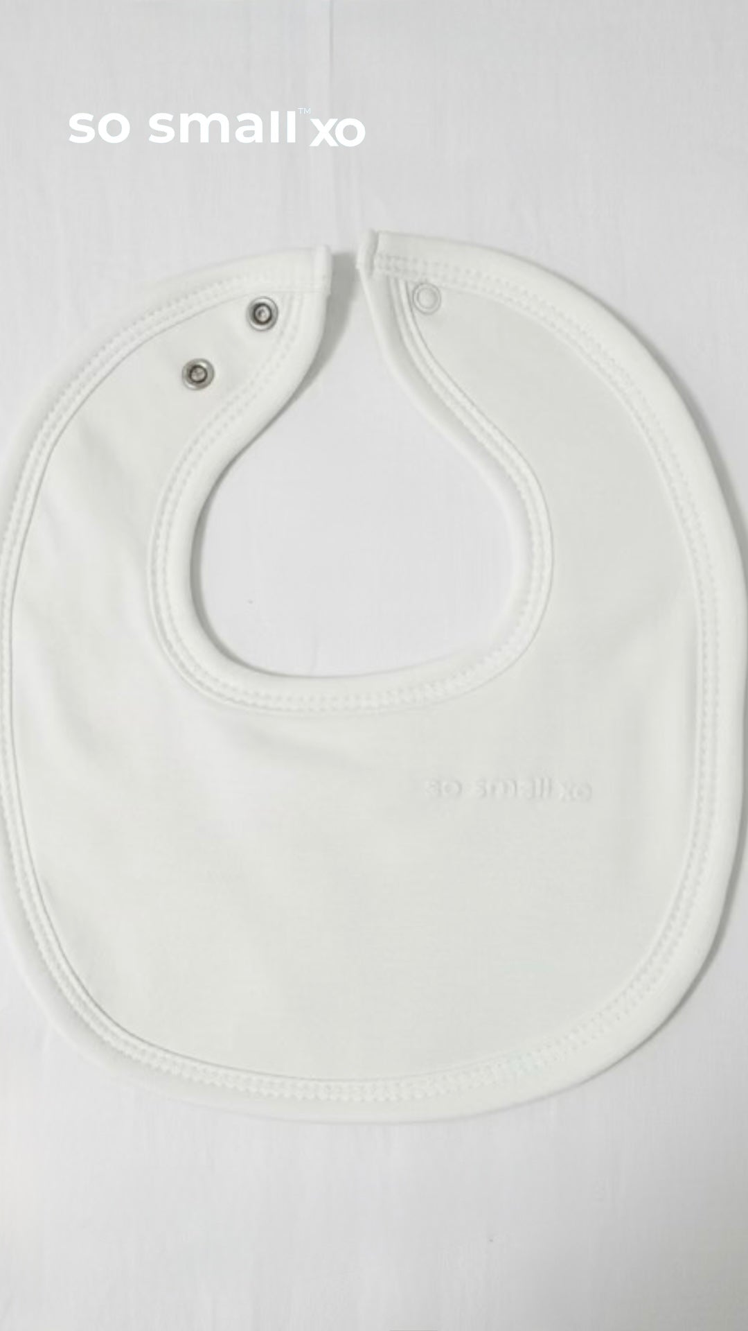 so small xo Terry-Lined Bib- Friends of the Sea
