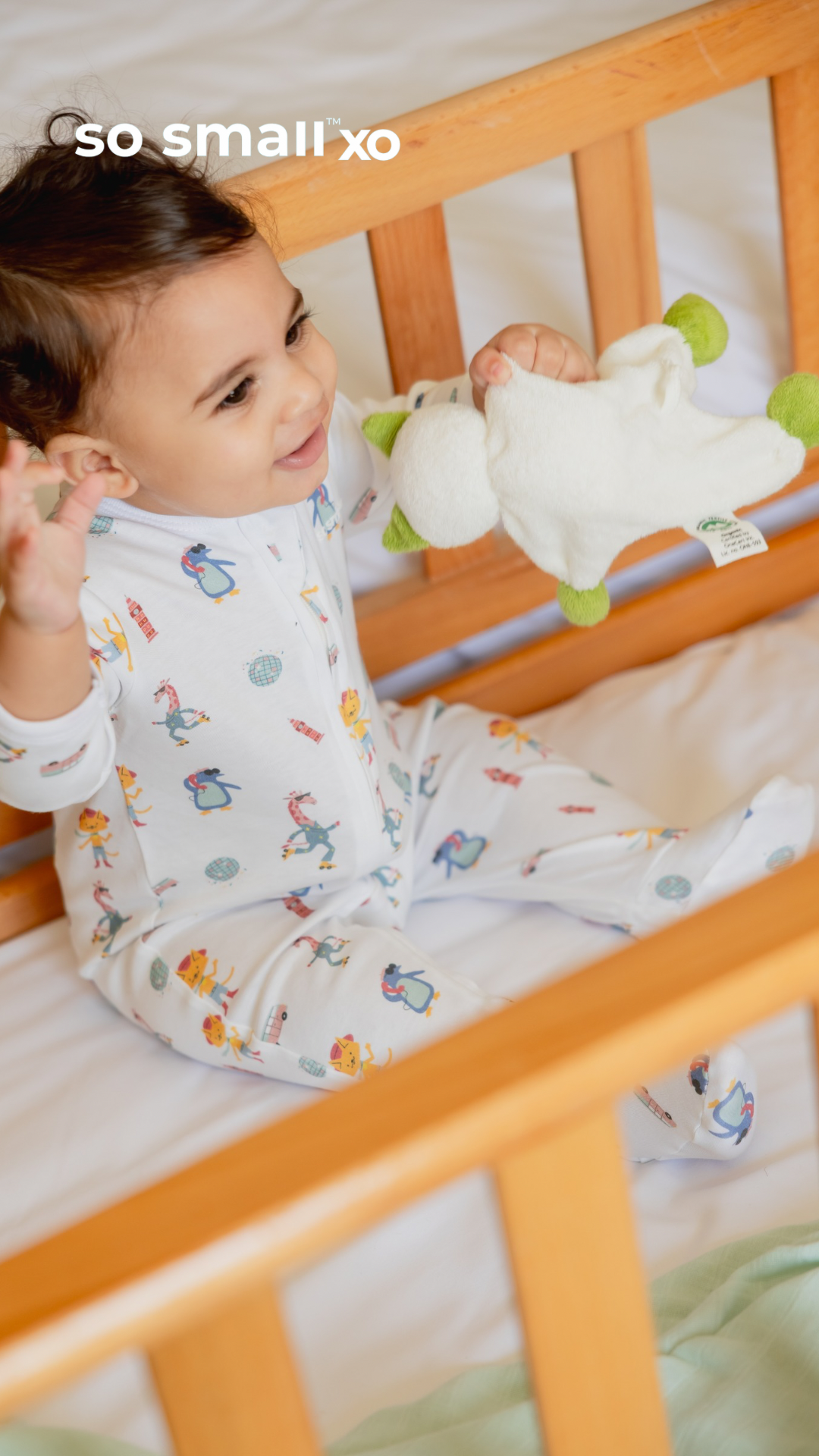 so small xo Zipper Footie- Disco Baby