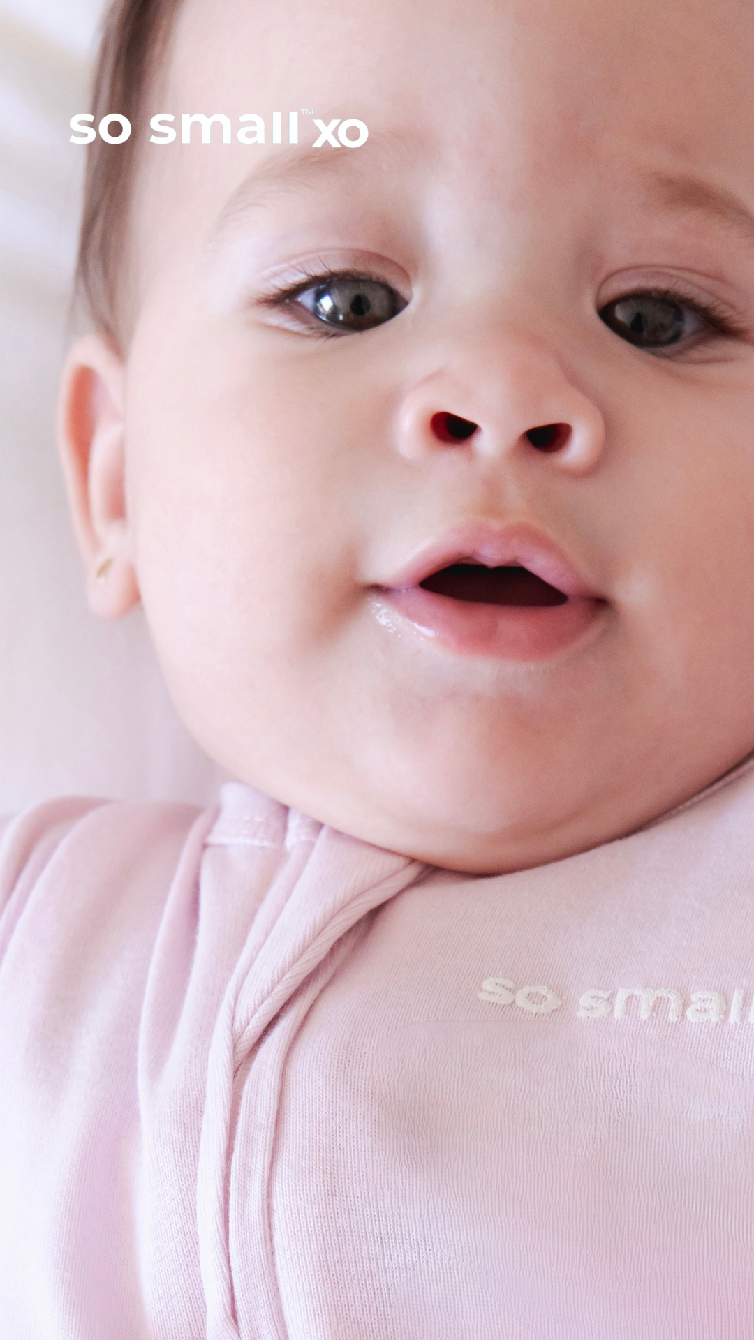 so small xo Zipper Footie- Bon Bon