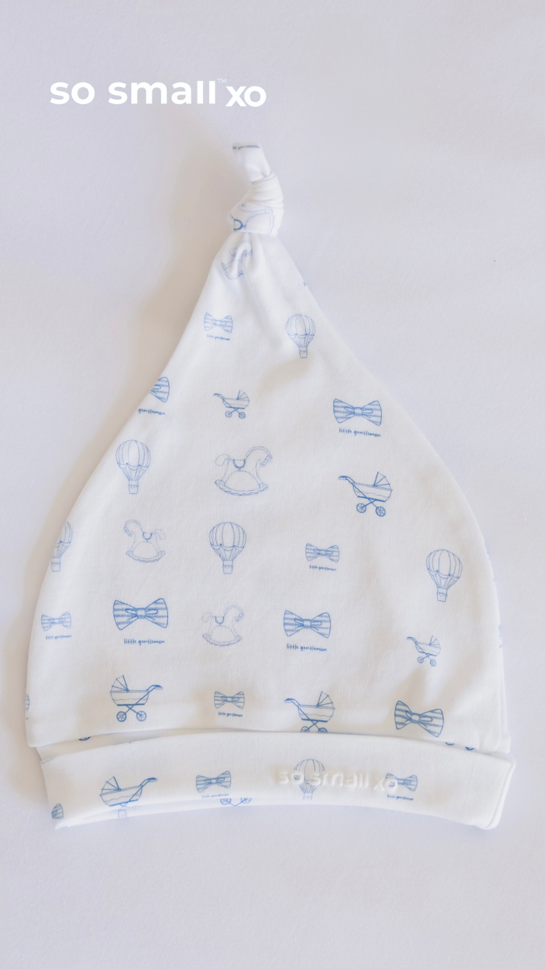 so small xo Knotted Beanie- Little Gentleman