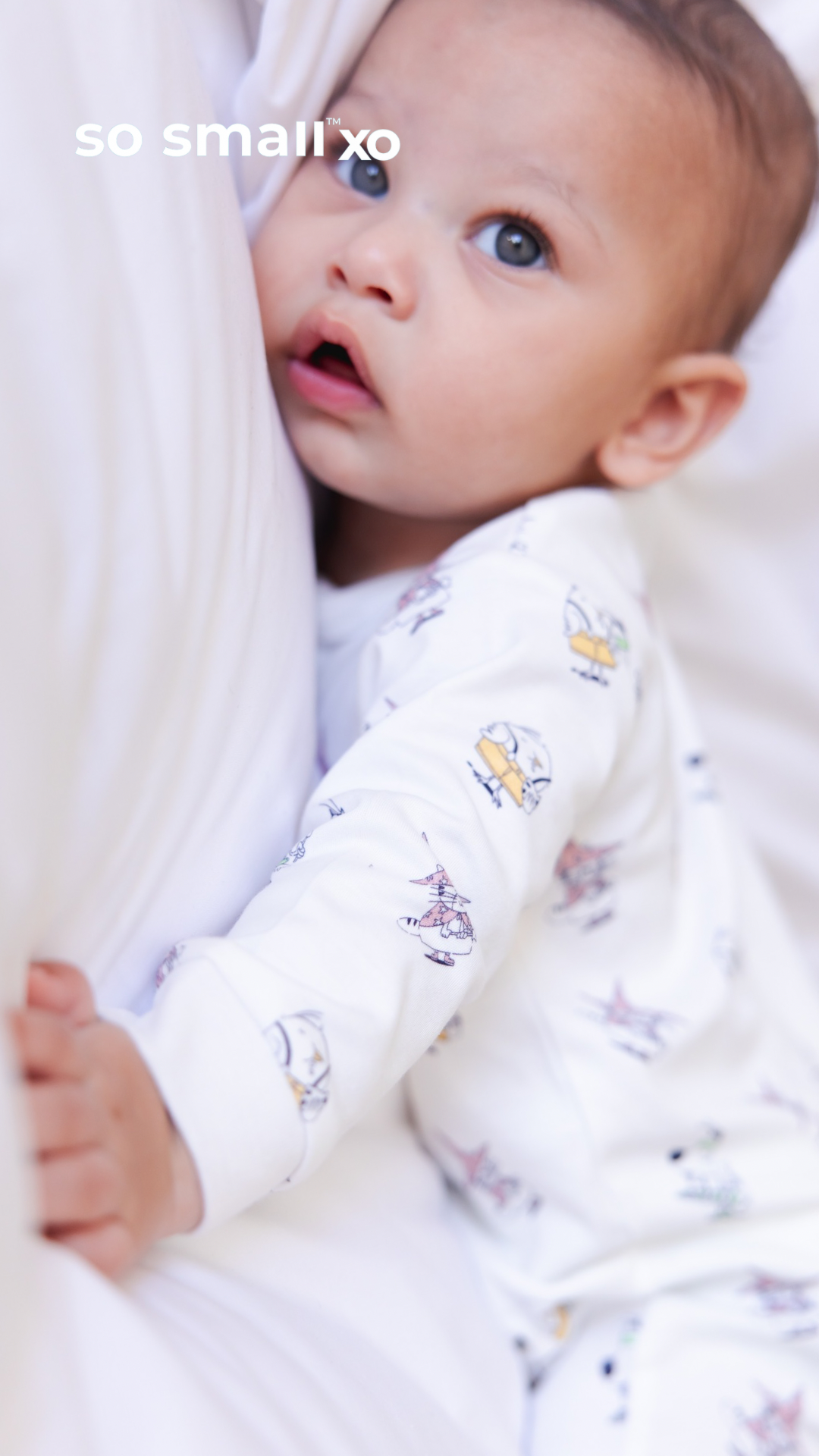 so small xo Footless Zipper Onesie- Carnival