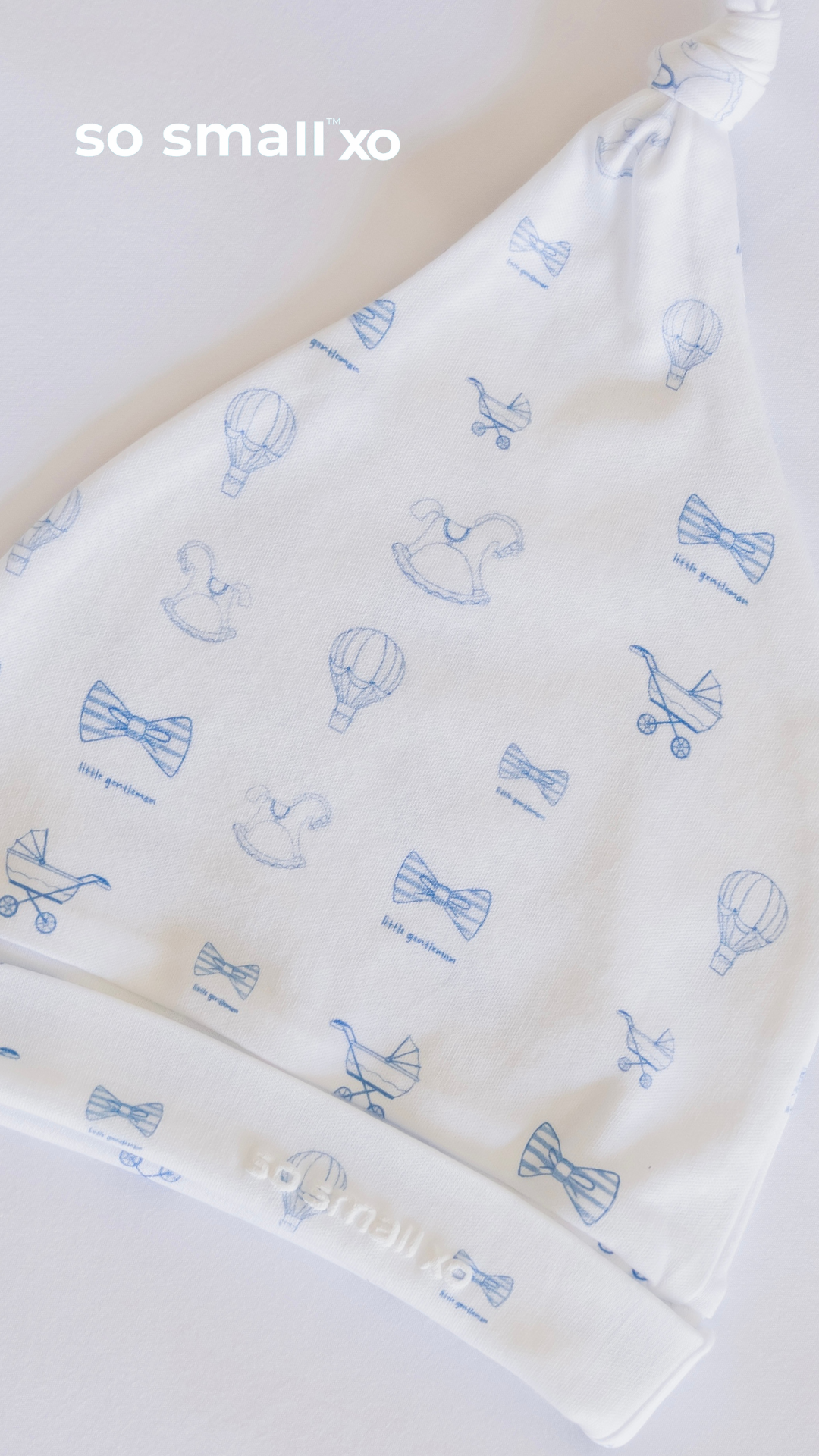 so small xo Knotted Beanie- Little Gentleman