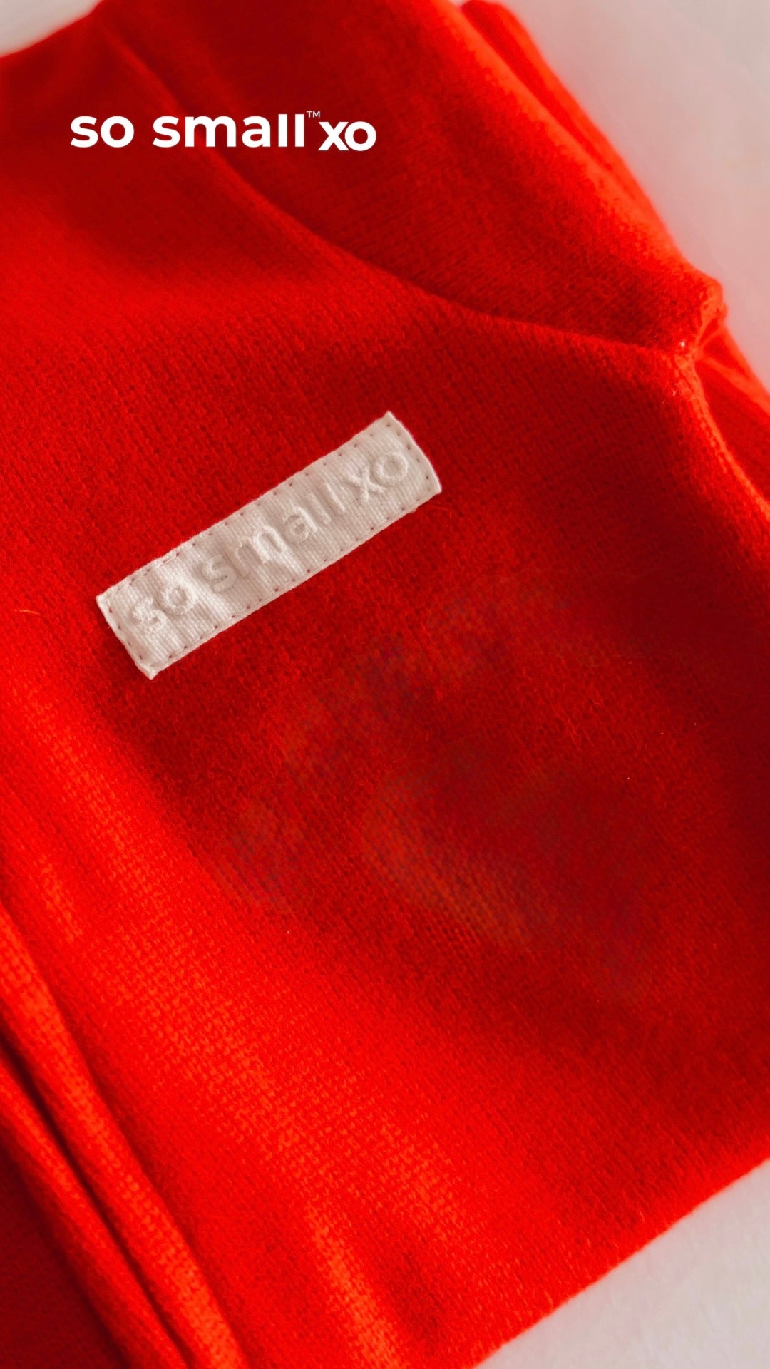 so small xo Winter Limited Edition Cotton Cashmere-Like Zipper Footie- Plain Strawberry Jello