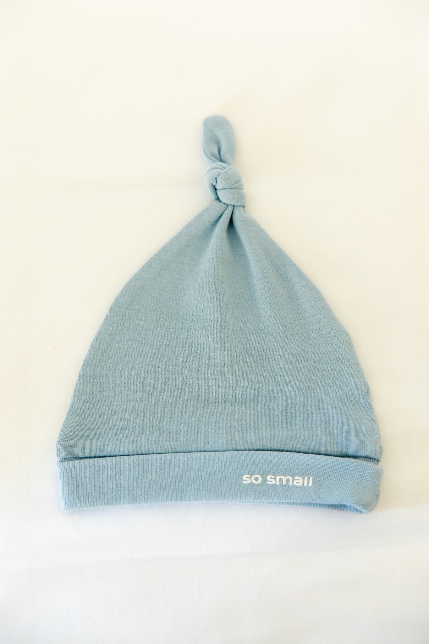 Certified Organic Knotted Beanie- Sky Ride
