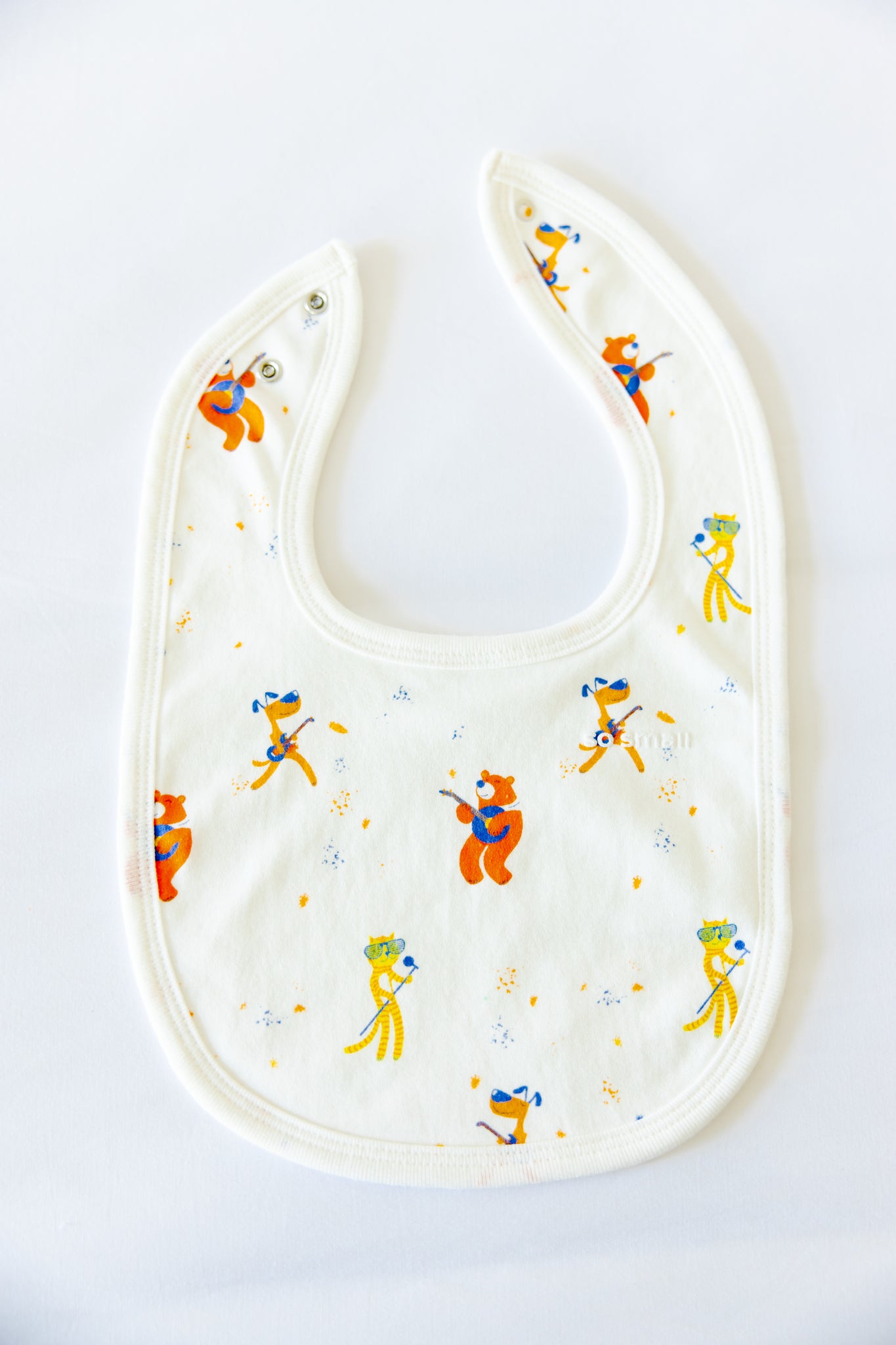 so small Organic Terry-Lined Bib- Dance with Me