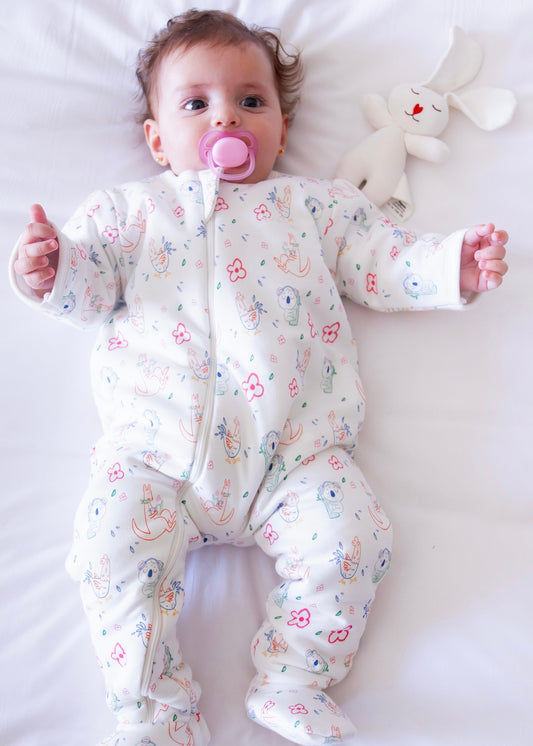 حذاء شتوي مبطن عضوي بسحّاب - Lazy. Daisy. Dreams
