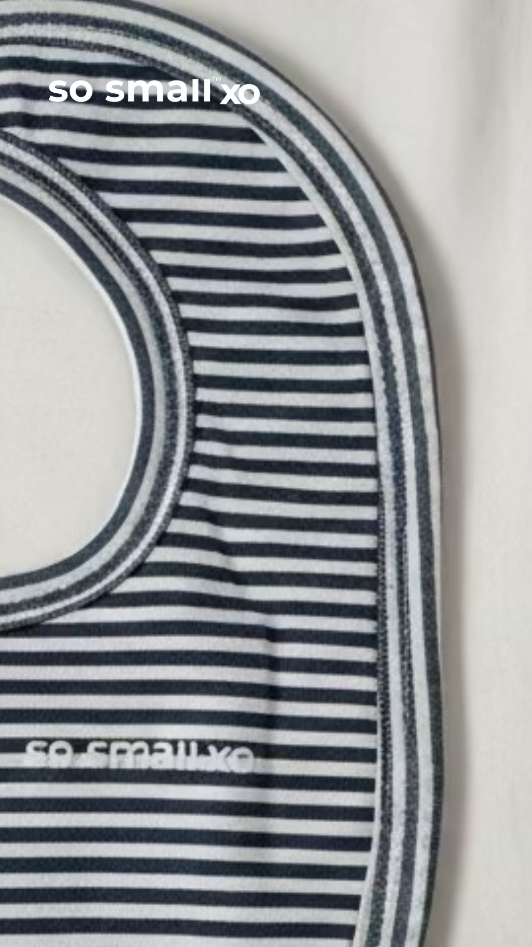 so small xo Terry-Lined Bib- Hawaiian Surf