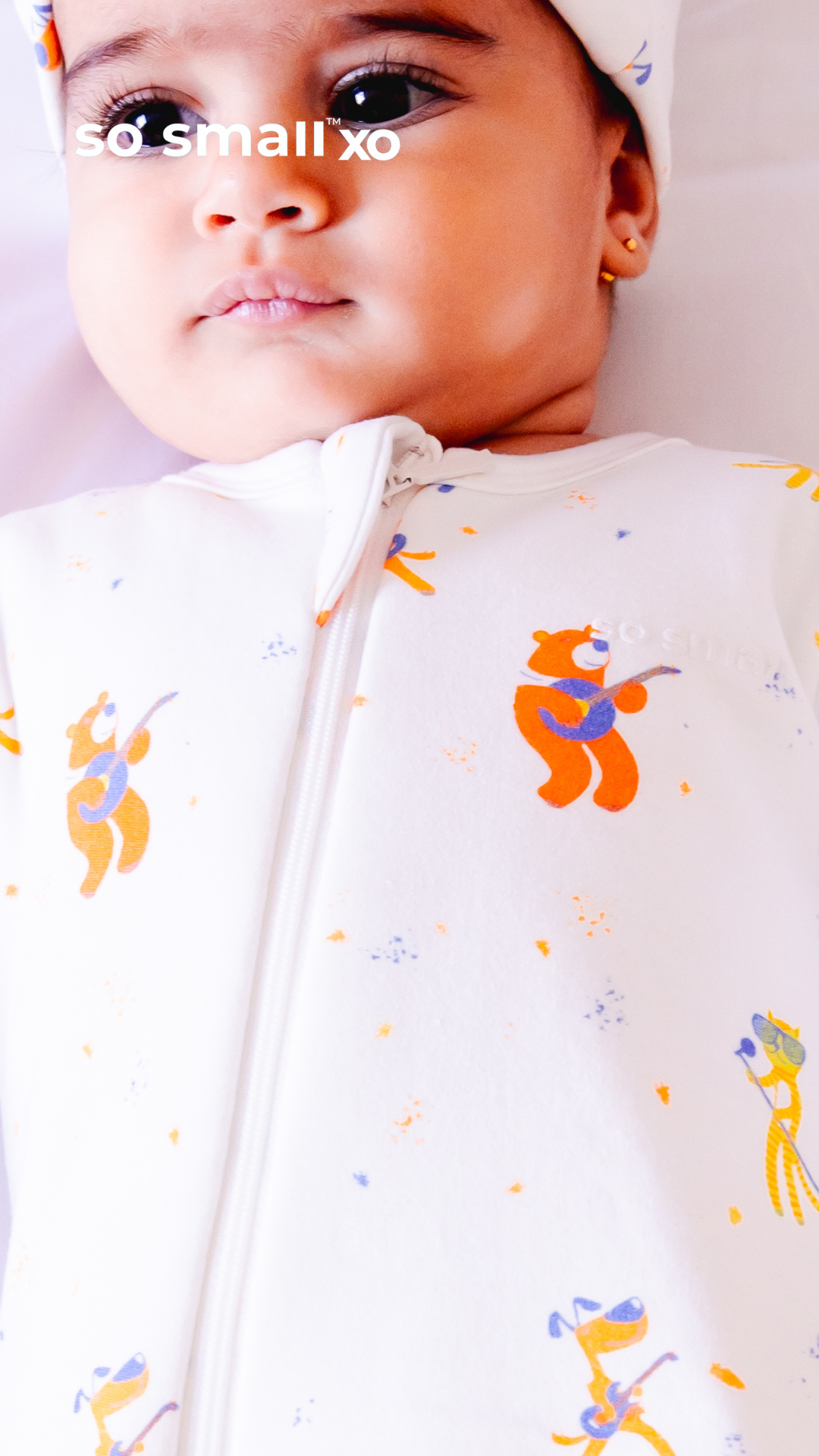 so small xo Padded Winter Footie- Dance with Me (Sold without Beanie)