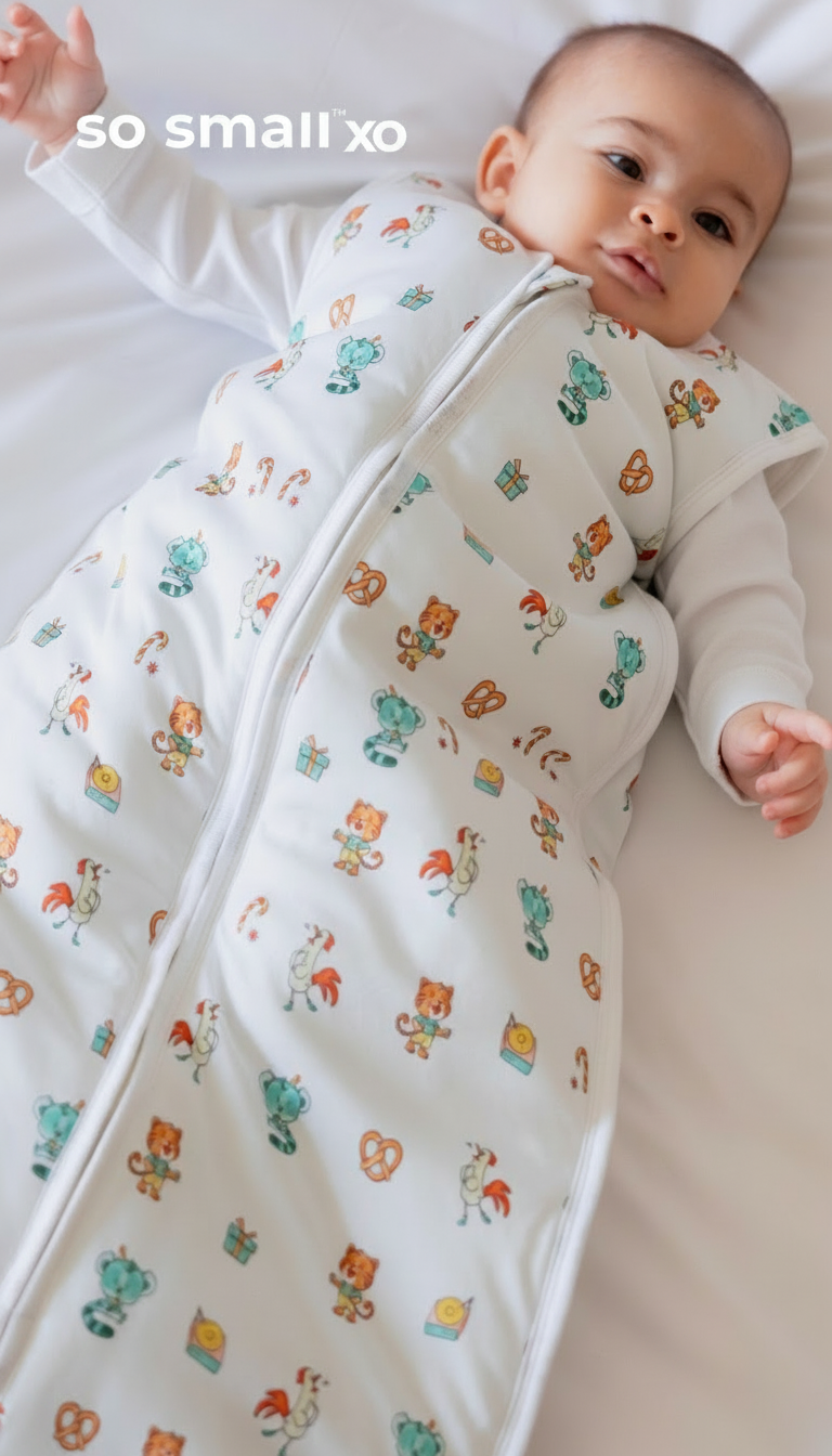 so small xo Winter Padded Sleeping Bag- Birthday Party