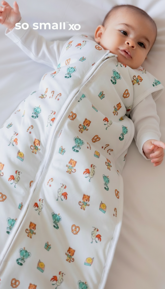 so small xo Winter Padded Sleeping Bag- Birthday Party