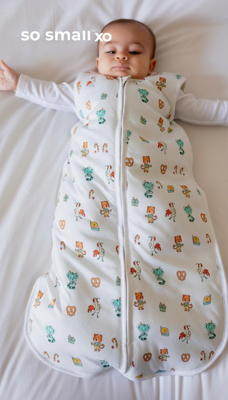 so small xo Winter Padded Sleeping Bag- Birthday Party