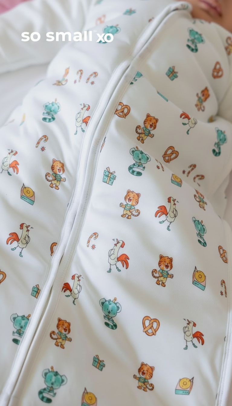 so small xo Winter Padded Sleeping Bag- Birthday Party