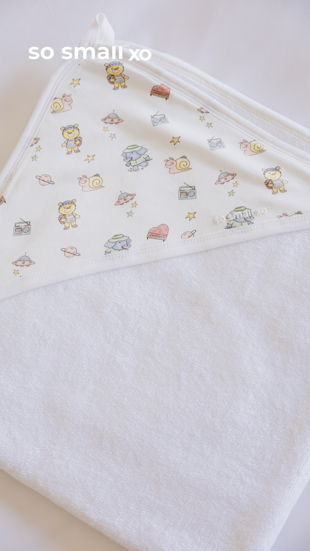 so small xo Hooded Towel- Love You to the Moon