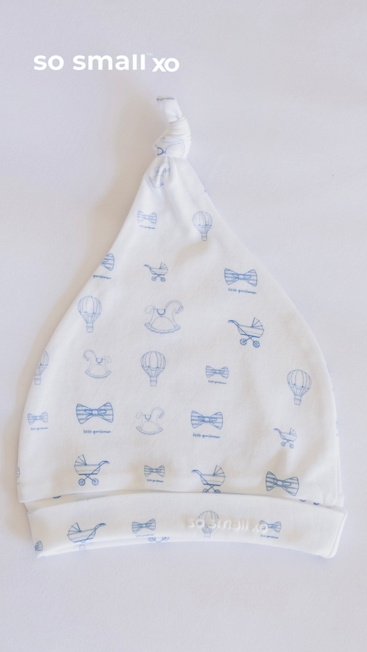 so small xo Knotted Beanie- Little Gentleman