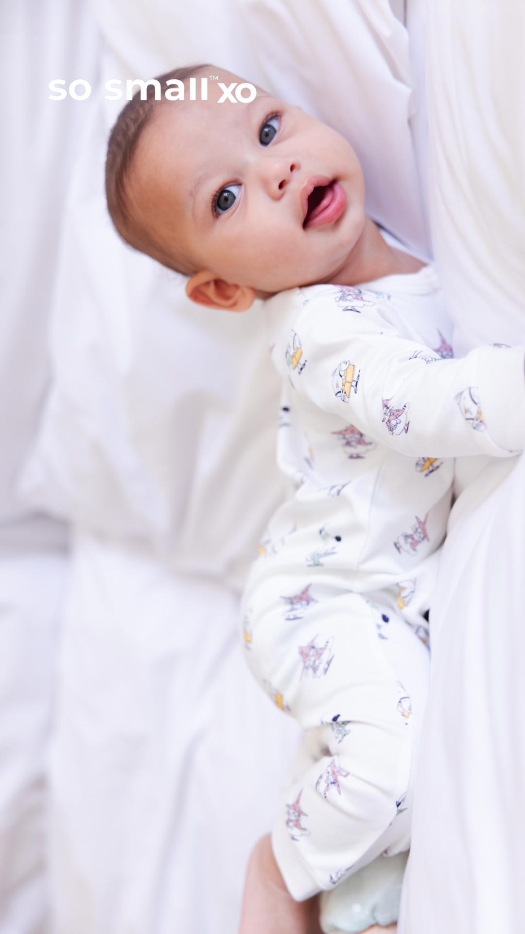 so small xo Footless Zipper Onesie- Carnival