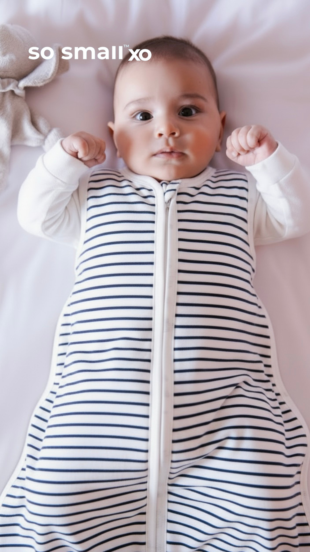 so small xo Winter Padded Sleeping Bag- Deep Sea