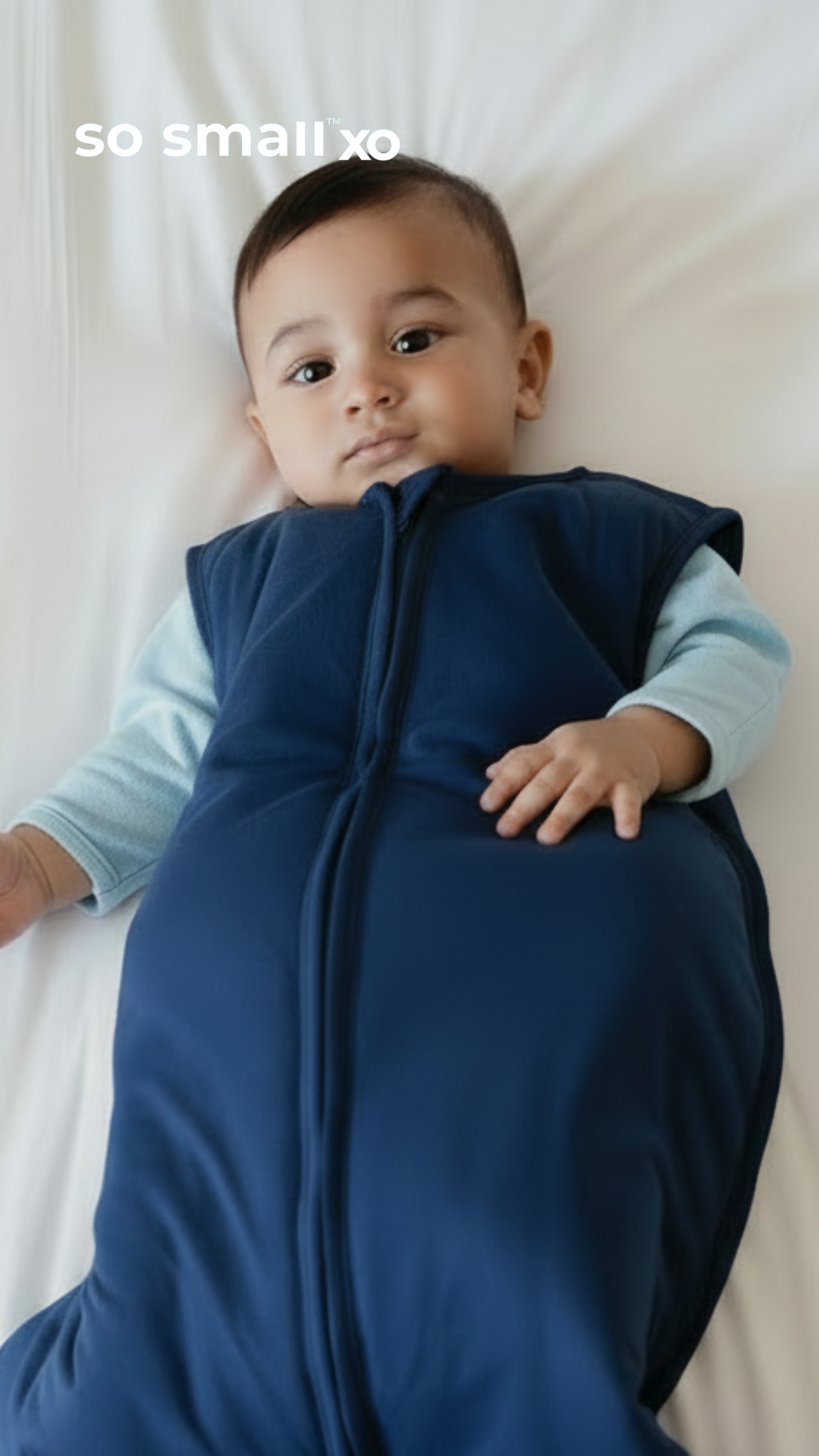 so small xo Winter Padded Sleeping Bag- Magnetic Blue