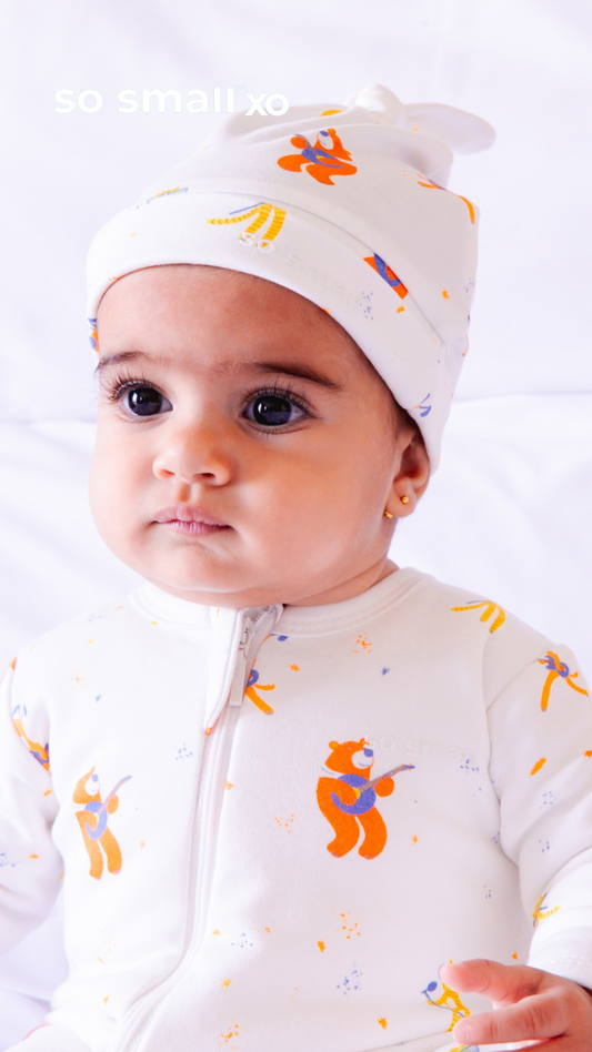 so small xo Padded Winter Footie- Dance with Me (Sold without Beanie)