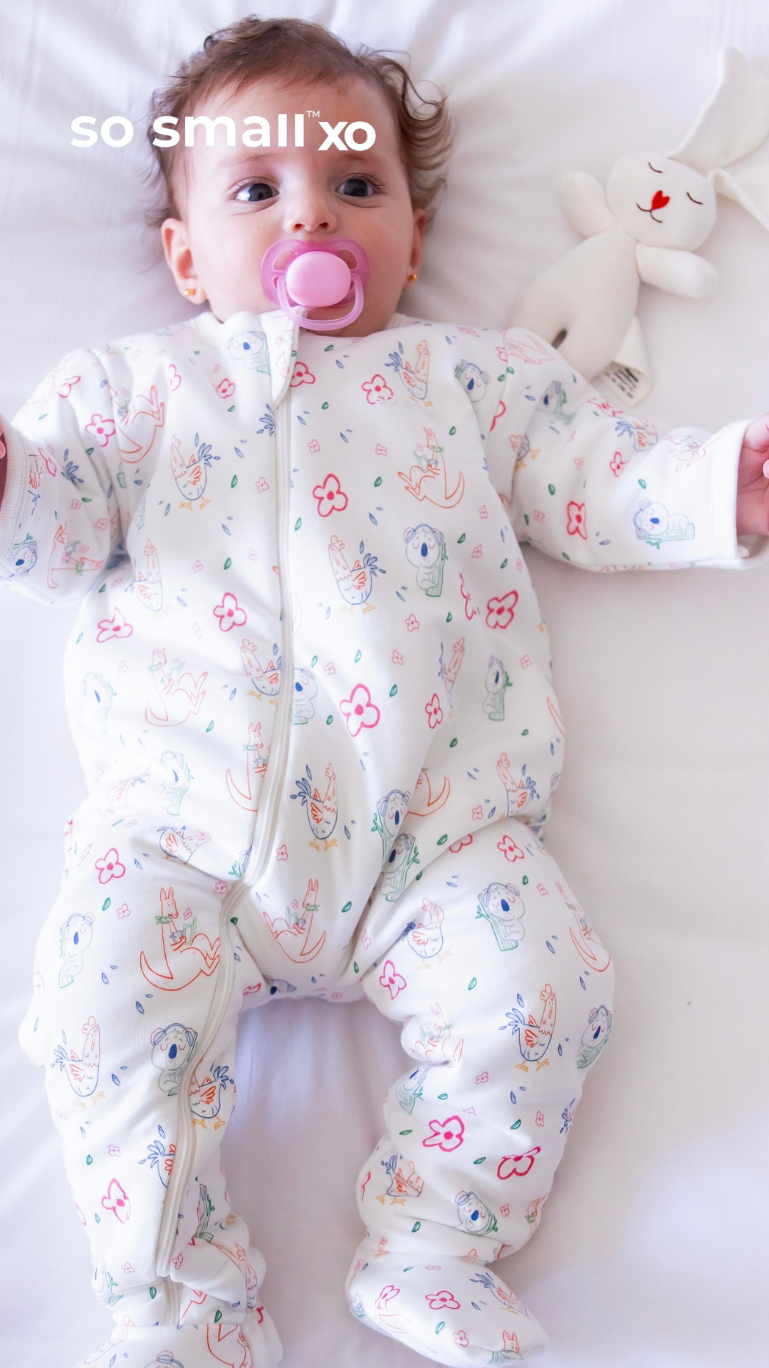 so small xo Padded Winter Footie- Lazy. Daisy. Dreams