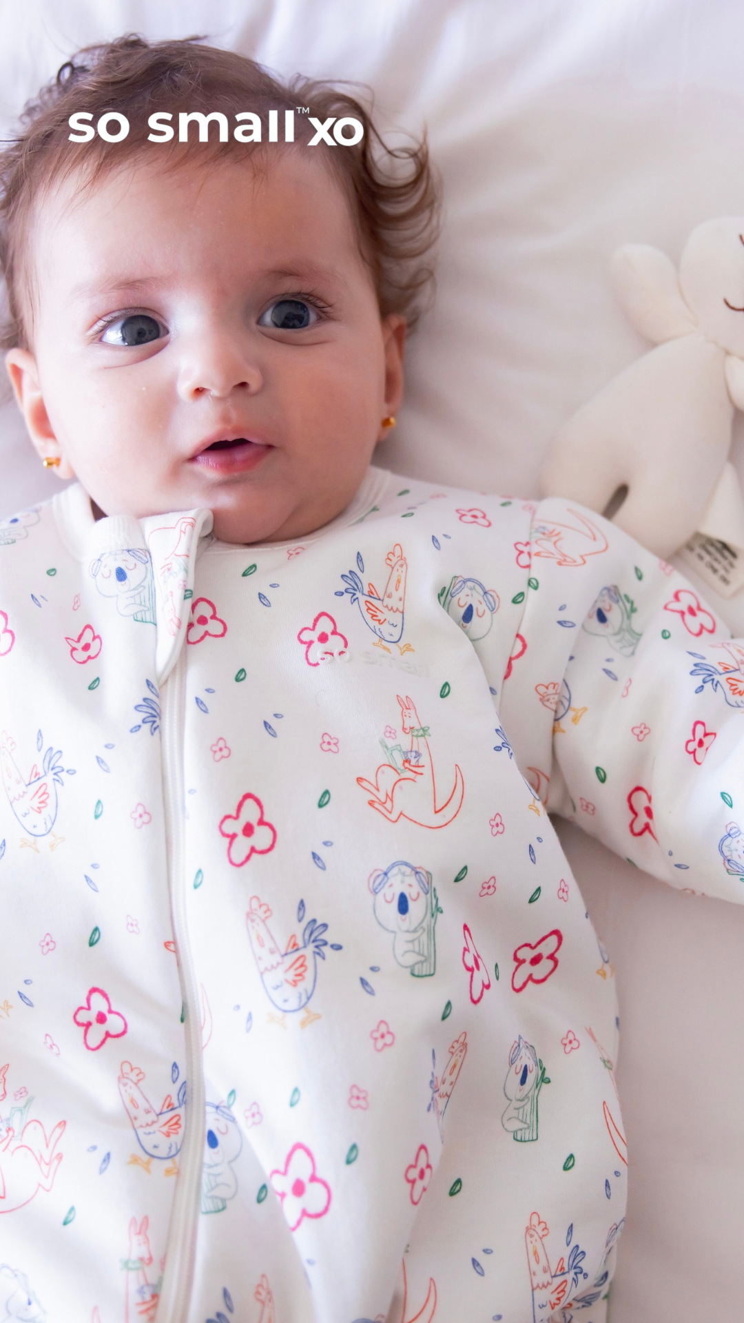 so small xo Padded Winter Footie- Lazy. Daisy. Dreams