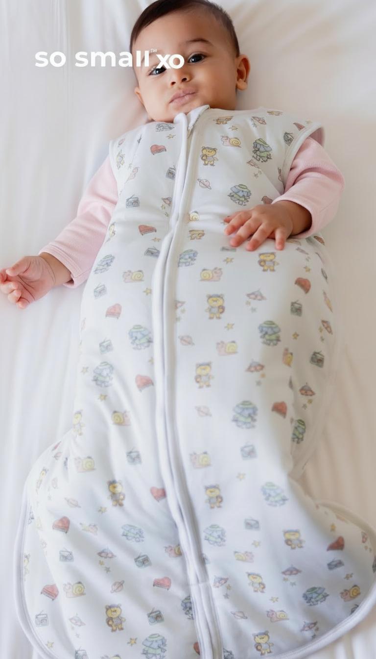 so small xo Winter Padded Sleeping Bag- Love You to the Moon