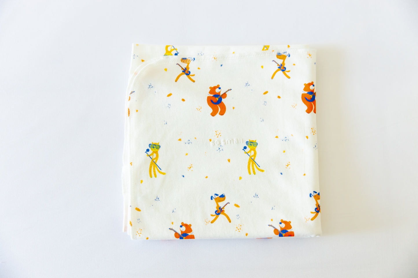 Certified Organic Cotton Swaddle Blanket- Dance with Me