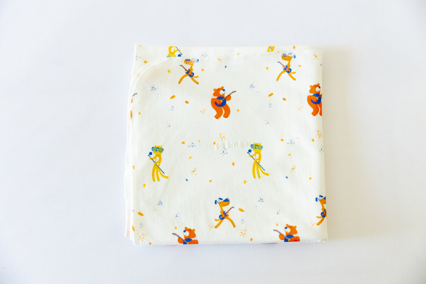 Organic Cotton Swaddle Blanket- Dance with Me