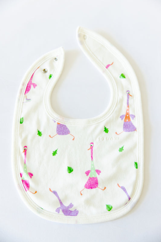 Certified Organic Terry-Lined Bib- Goose Gone Loose