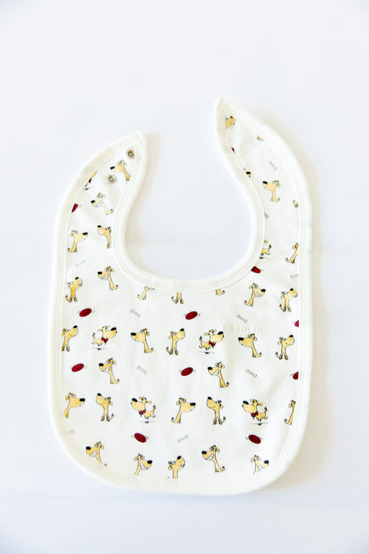 Certified Organic Terry-Lined Bib- Funday.Everyday