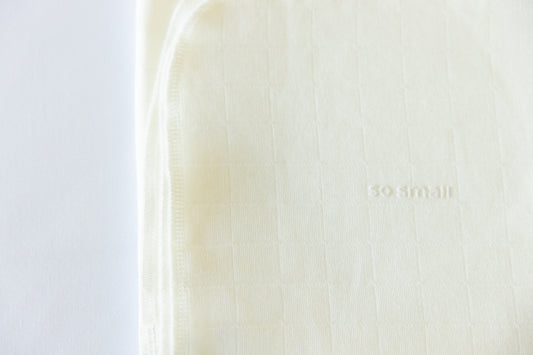 Organic Muslin Swaddle Blanket- Marshmallow White