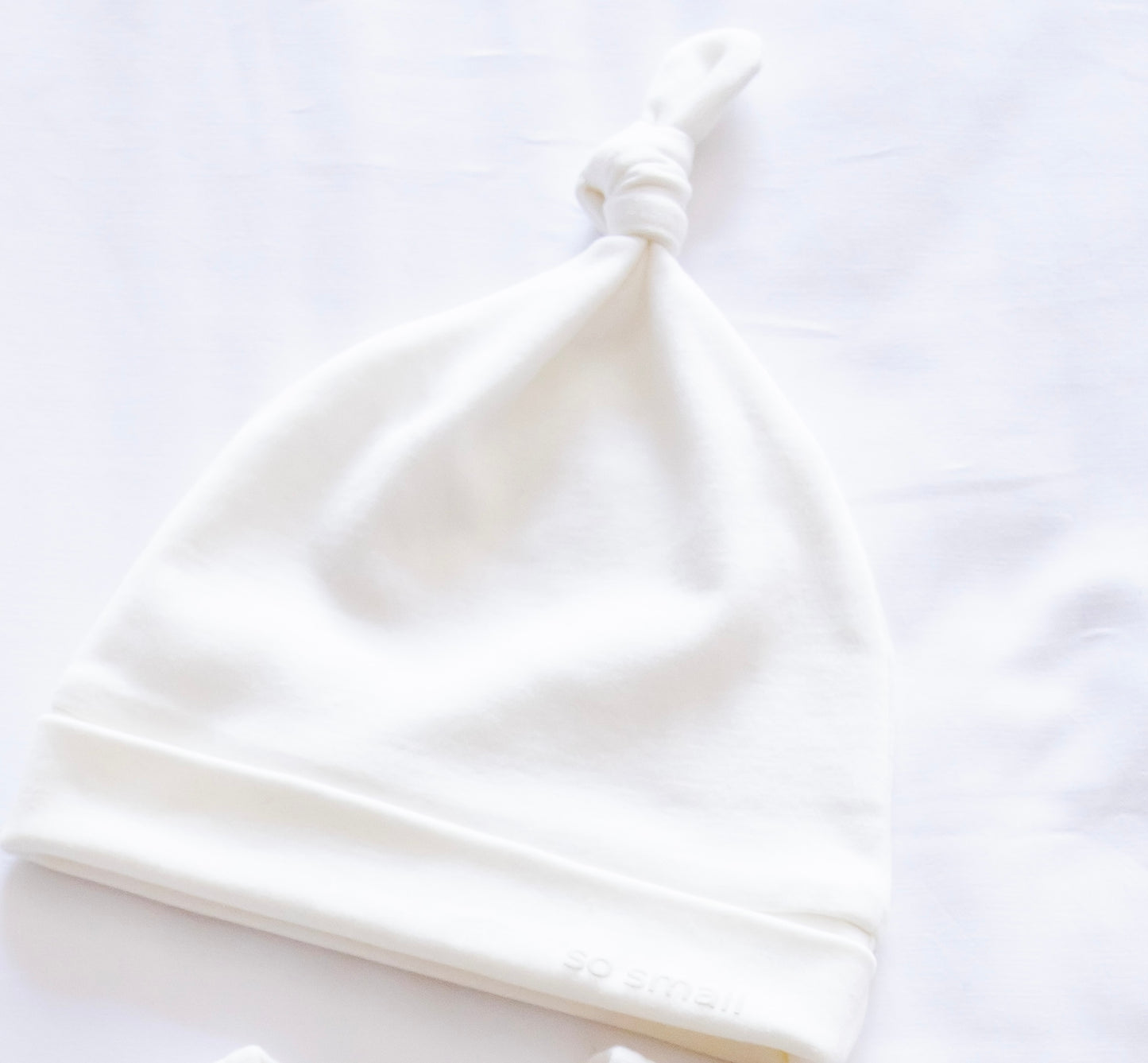 Certified Organic Cotton Knotted Beanie-Plain Essential